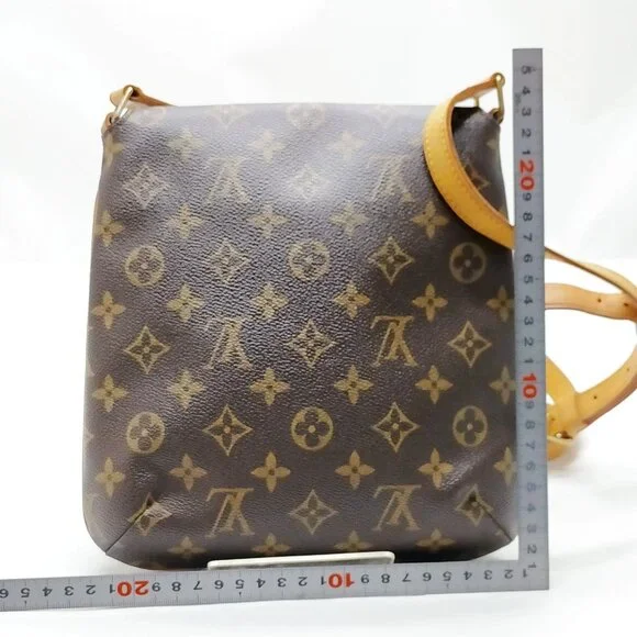 Louis Vuitton Musette Salsa Brown Monogram Shoulder Bag mon390-102525